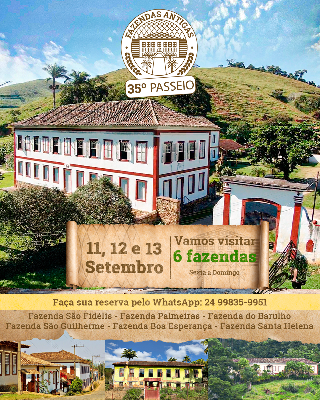 35º PASSEIO @FAZENDASANTIGAS
